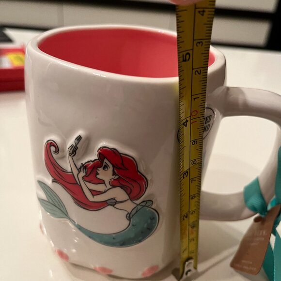 Disney Rae Dunn Ariel Mug Little Mermaid Dinglehopper 3D Design New with Tag - Picture 5 of 12